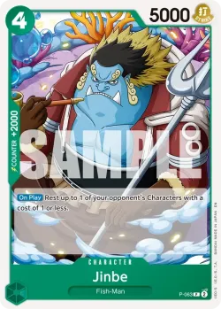 Jinbe 「P-063」 — One Piece Card The Best Vol.2「EN」
