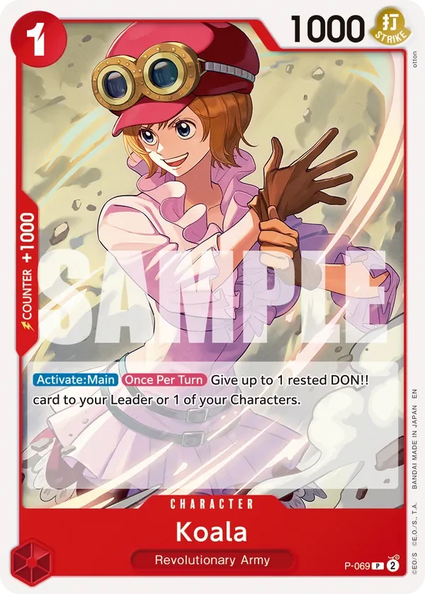 Koala 「P-069」 — One Piece Card The Best Vol.2「EN」