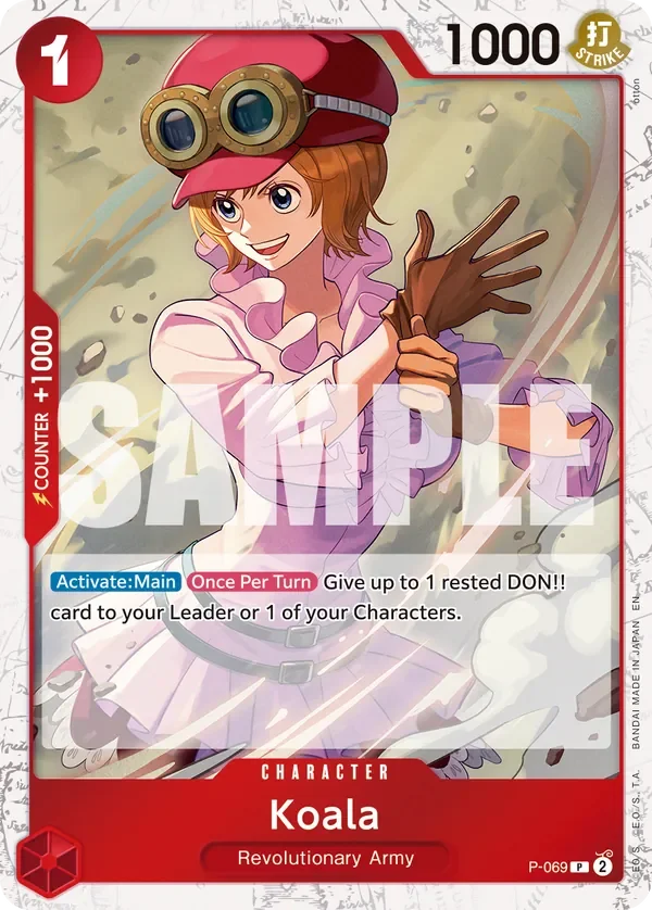 Koala 「P-069」 — One Piece Card The Best Vol.2 jr「EN」