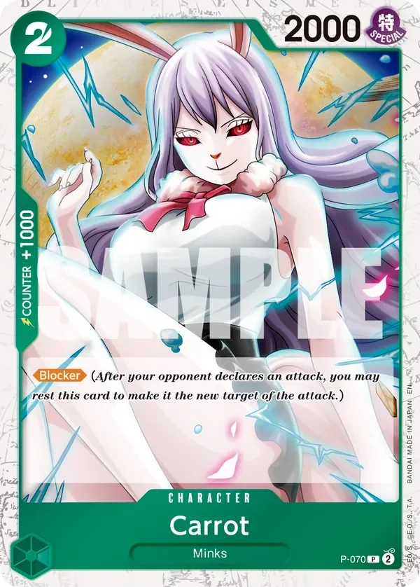 Carrot 「P-070」 — One Piece Card The Best Vol.2 jr「EN」