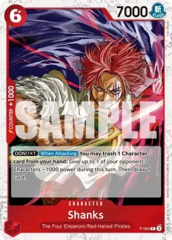 Shanks 「P-083」 — One Piece Card The Best Vol.2 jr「EN」