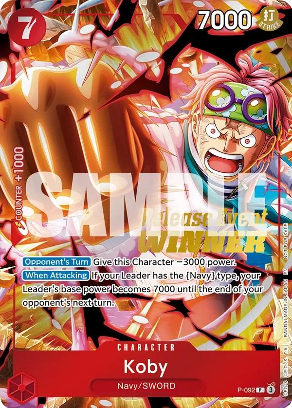 Koby 「P-092」 — Prize Cards fa「EN」