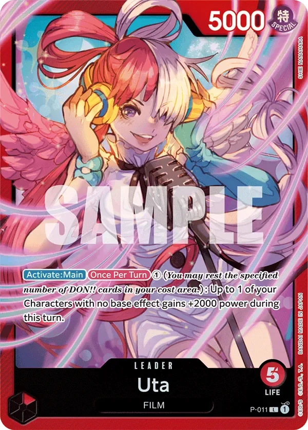 Uta 「P-011」 — Premium Card Collection -Uta- aa「EN」