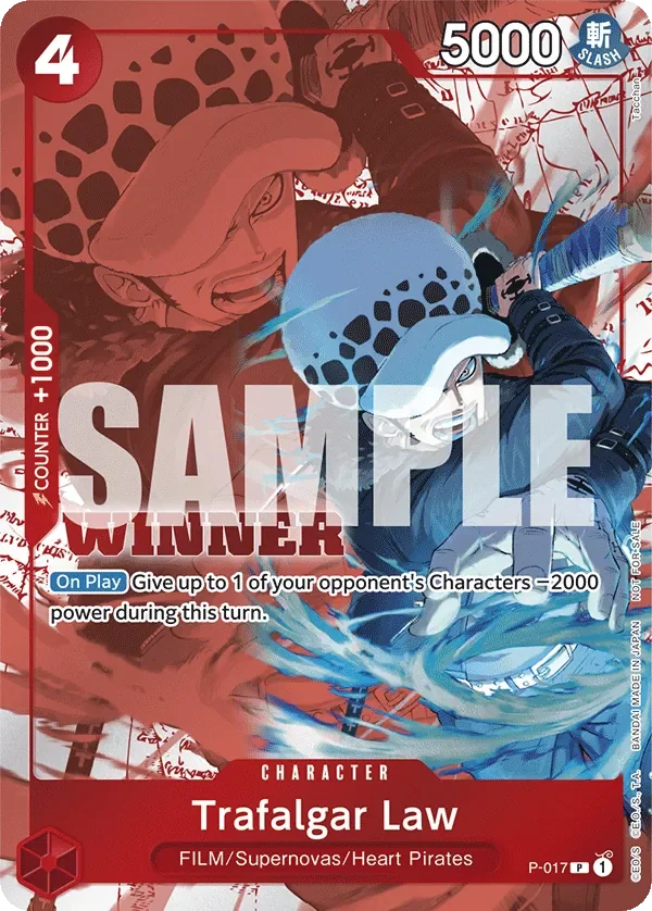 Trafalgar Law 「P-017」 — Tournament Pack Vol.7 fa「EN」
