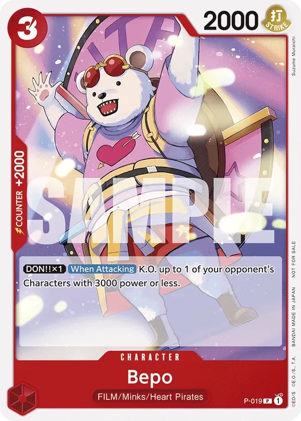 Bepo 「P-019」 — Tournament Pack Vol.7「EN」