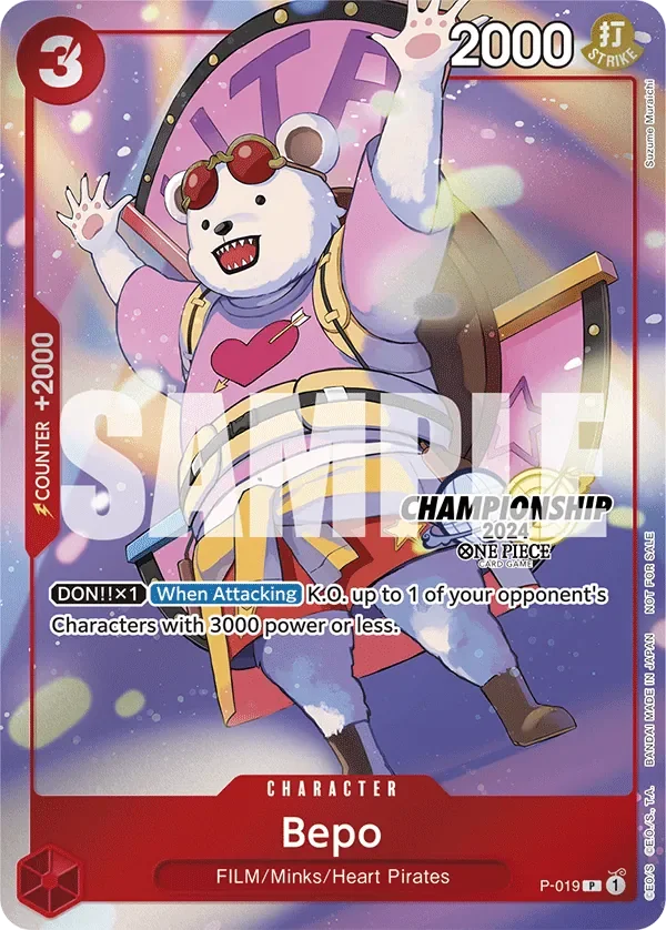 Bepo 「P-019」 — Championship 2024 Celebration Pack「EN」