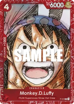 Monkey.D.Luffy 「P-022」 — Premium Card Collection -FILM RED Edition-「EN」