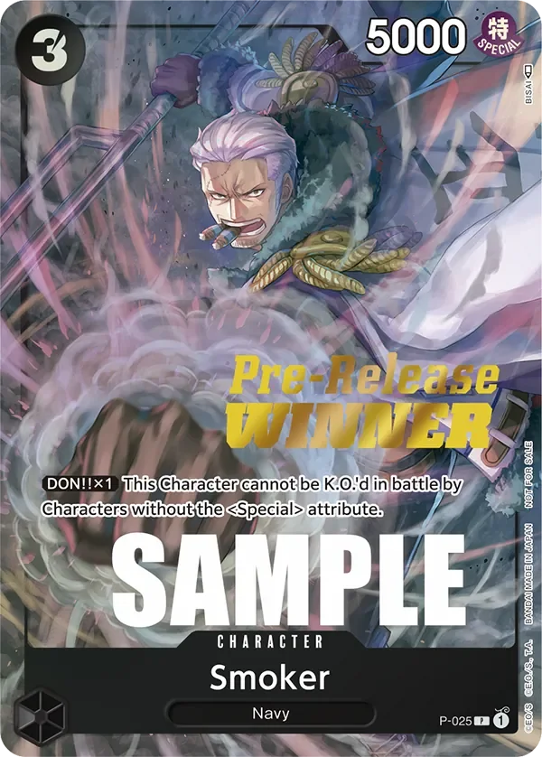 Smoker 「P-025」 — Prize Cards fa「EN」