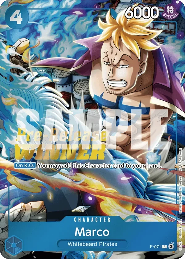 Marco 「P-071」 — Prize Cards fa「EN」
