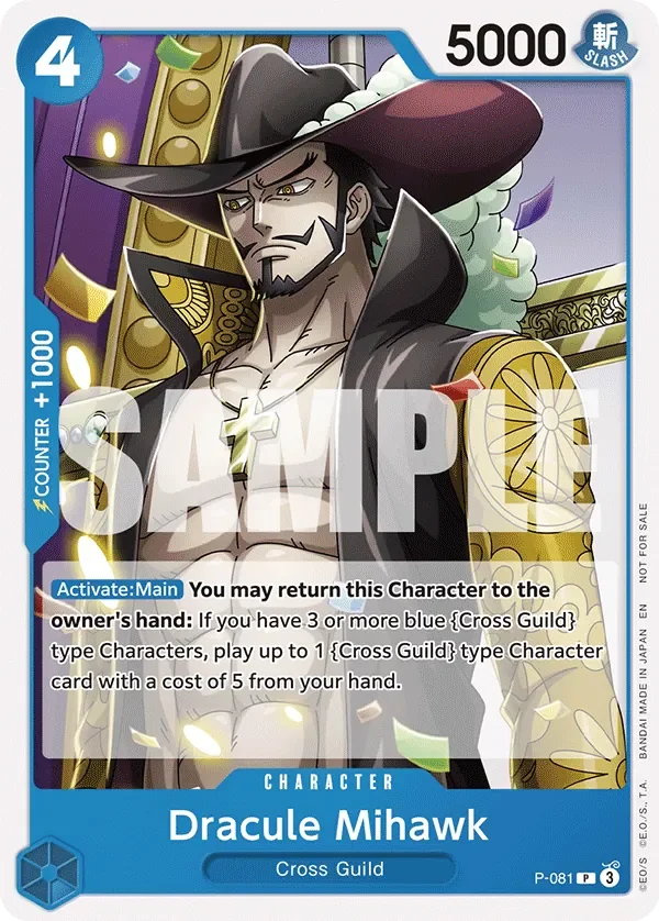 Dracule Mihawk 「P-081」「EN」