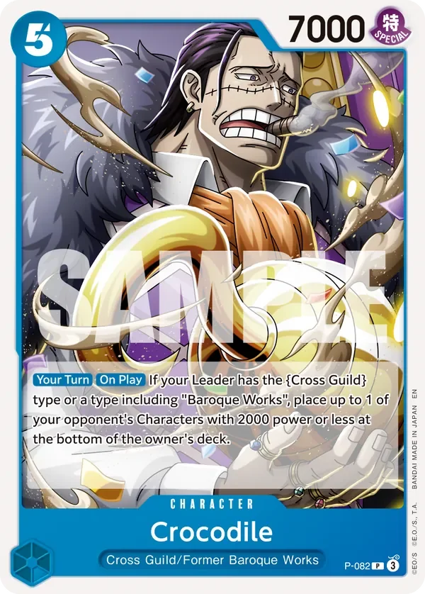 Crocodile 「P-082」 — One Piece Card The Best Vol.2「EN」