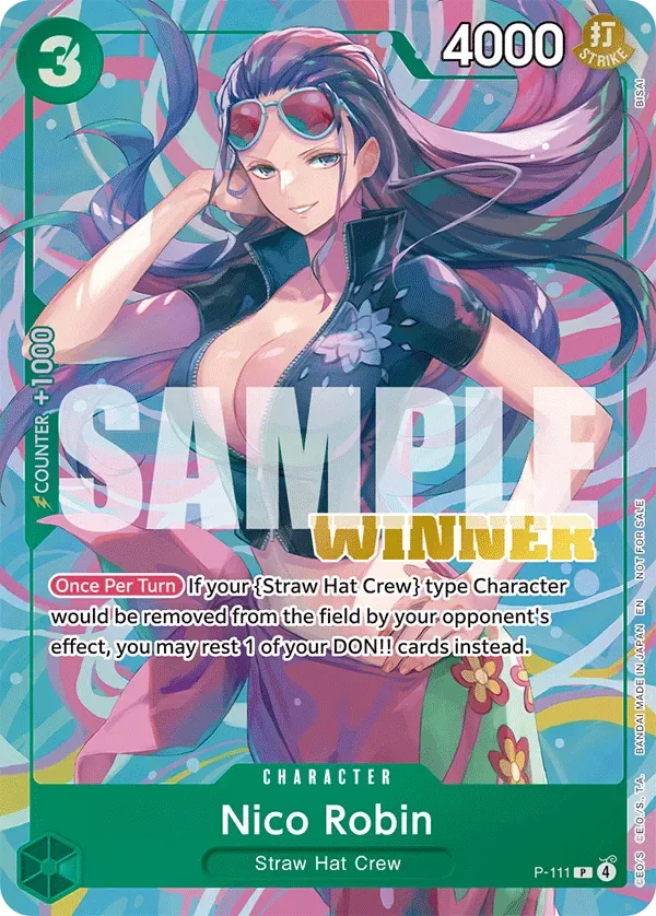 Nico Robin 「P-111」 — Prize Cards fa「EN」
