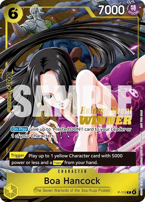 Boa Hancock 「P-115」 — Prize Cards fa「EN」
