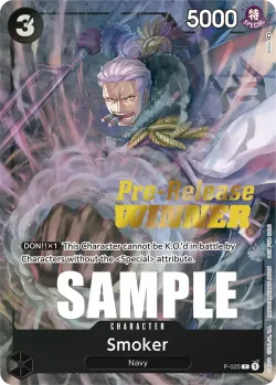 Smoker 「P-025」 — Prize Cards fa「EN」