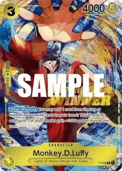 Monkey.D.Luffy 「P-036」 — Prize Cards fa「EN」