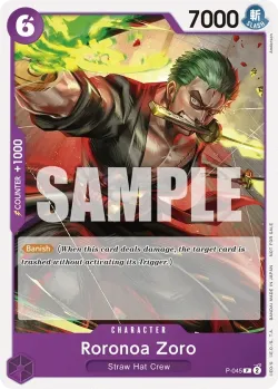 Roronoa Zoro 「P-045」「EN」