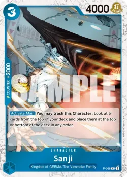 Sanji 「P-068」 — One Piece Card The Best Vol.2 jr「EN」