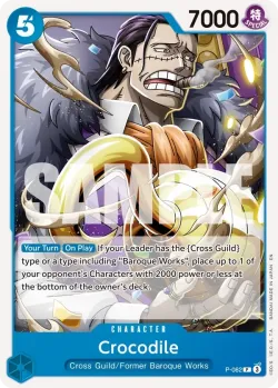 Crocodile 「P-082」 — One Piece Card The Best Vol.2「EN」