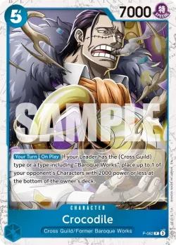 Crocodile 「P-082」 — One Piece Card The Best Vol.2 jr「EN」