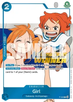 Girl 「P-096」 — Prize Cards fa「EN」