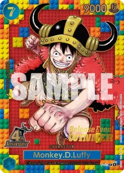 Monkey.D.Luffy — Prize Cards #P-110 · One Piece