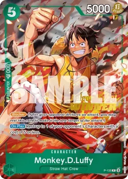 Monkey.D.Luffy 「P-135」 — Prize Cards fa 「EN」