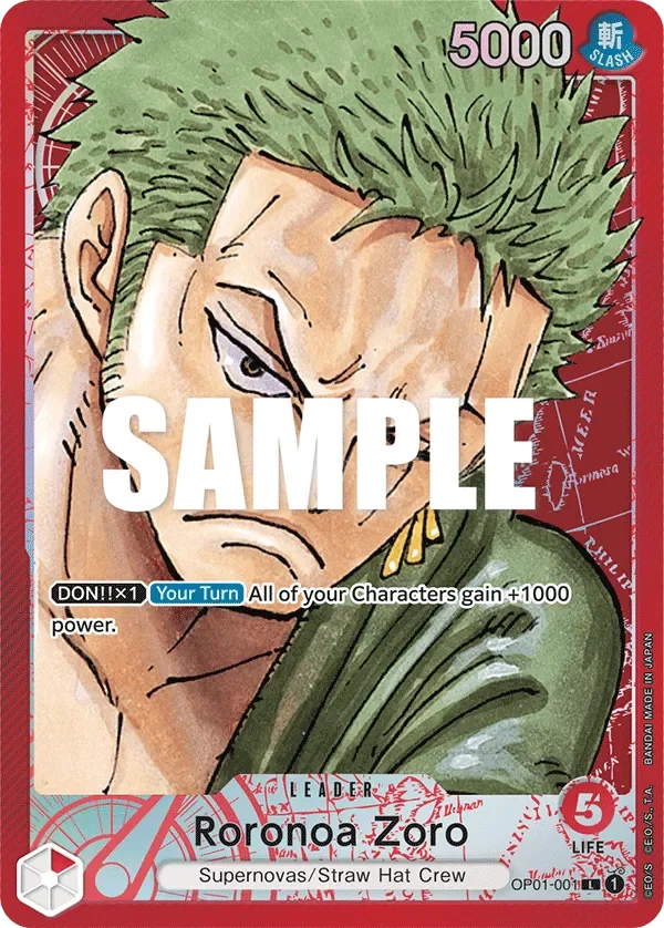 Roronoa Zoro 「OP01-001」 — Romance Dawn aa「EN」