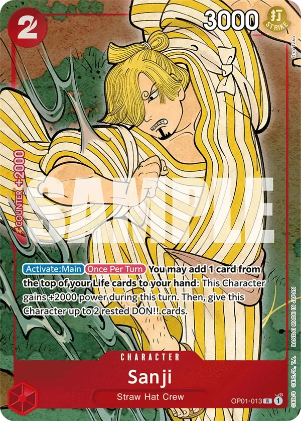 Sanji 「OP01-013」 — English Version 1st Anniversary Set「EN」
