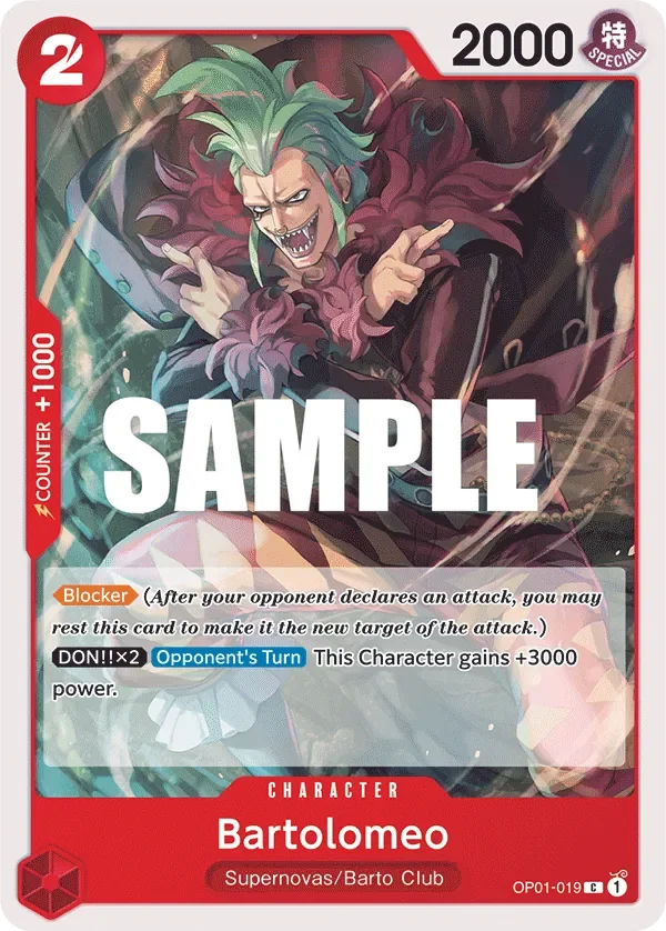 Bartolomeo 「OP01-019」「EN」