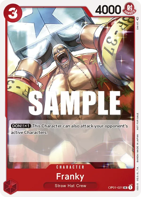 Franky 「OP01-021」 — Tournament Pack Vol.2「EN」