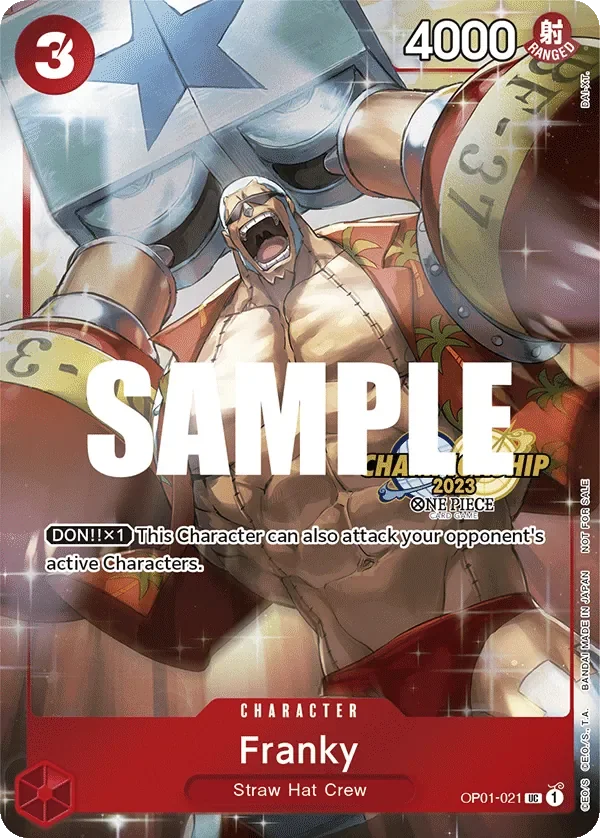 Franky 「OP01-021」 — Championship 2023 Celebration Pack「EN」