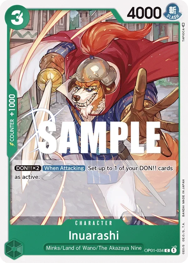 Inuarashi 「OP01-034」「EN」