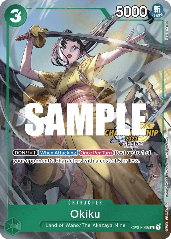 Okiku 「OP01-035」 — Championship 2023 Celebration Pack「EN」