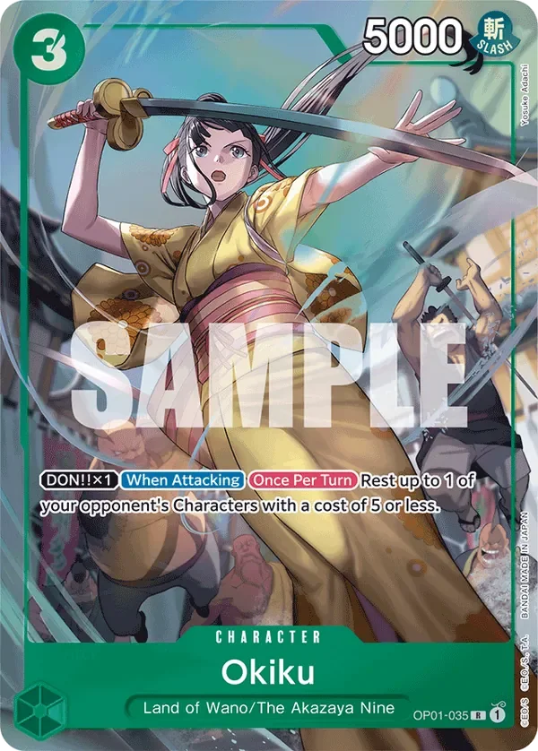 Okiku 「OP01-035」 — Premium Card Collection -Bandai Card Games Fest. 23-24 Edition-「EN」