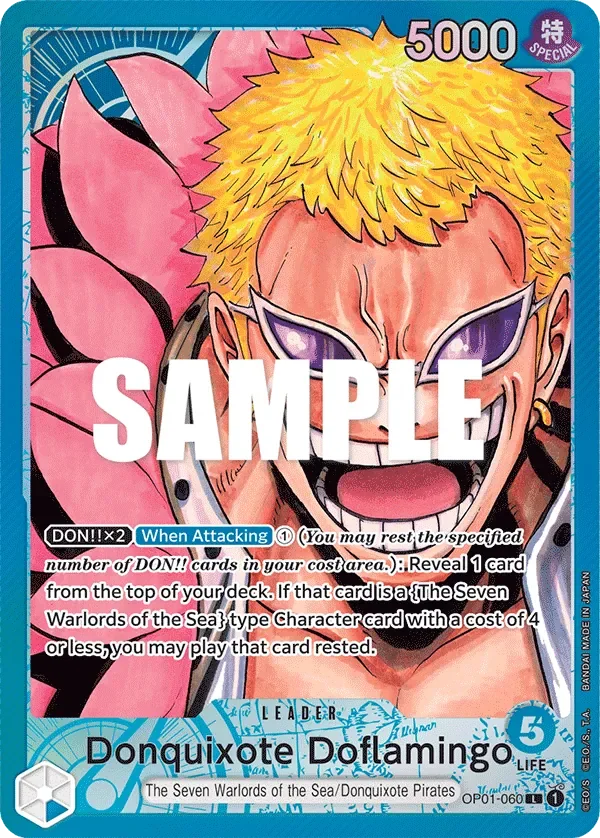 Donquixote Doflamingo 「OP01-060」 — Romance Dawn aa「EN」