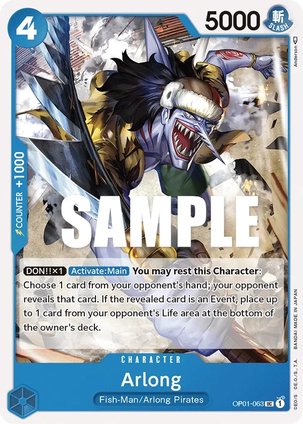 Arlong 「OP01-063」「EN」