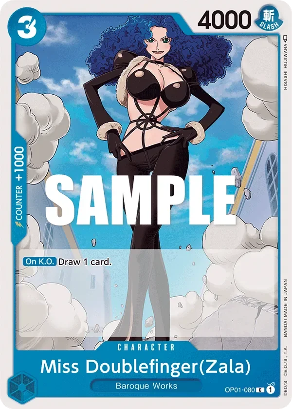 Miss Doublefinger(Zala) 「OP01-080」「EN」