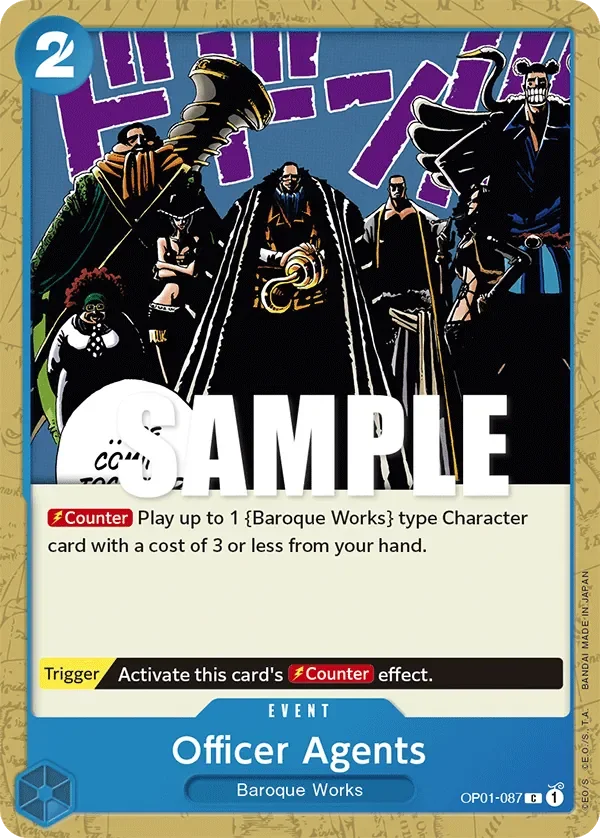 Officer Agents 「OP01-087」「EN」
