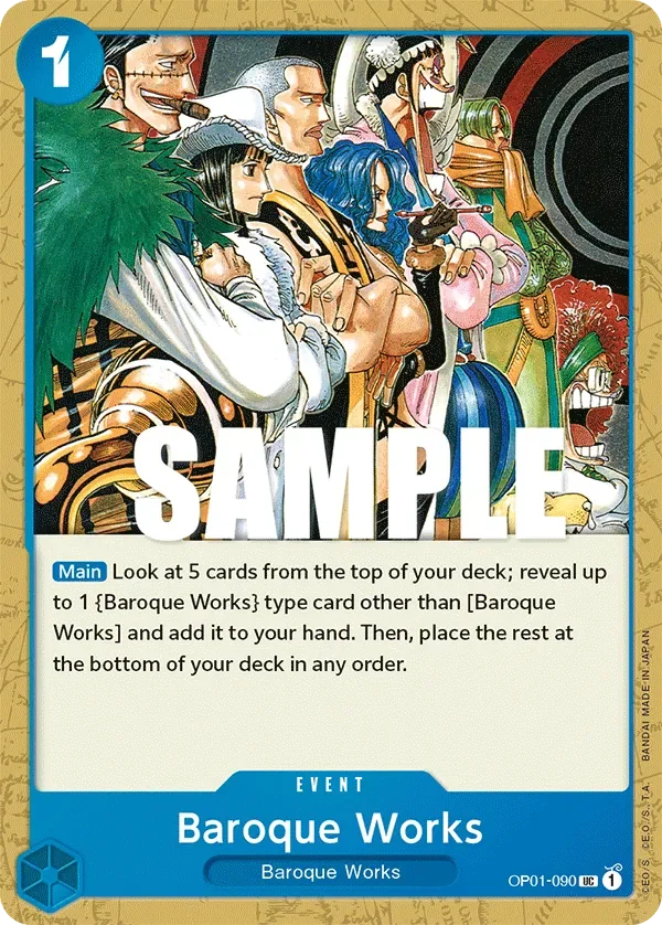 Baroque Works 「OP01-090」「EN」