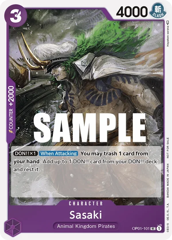 Sasaki 「OP01-101」 — Event Pack Vol.2「EN」