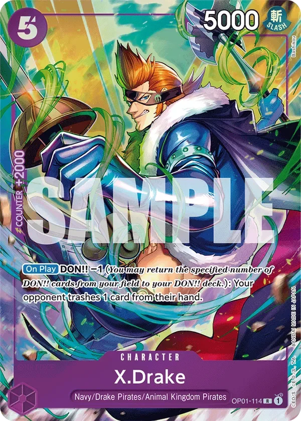 X.Drake 「OP01-114」 — Premium Card Collection -Best Selection Vol.2- aa「EN」