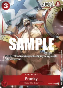 Franky 「OP01-021」 — Championship 2023 Celebration Pack「EN」