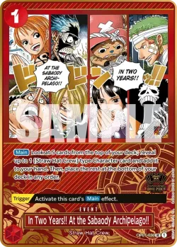 In Two Years!! At the Sabaody Archipelago!! 「OP01-030」 — Japanese 2nd Anniversary Set「EN」