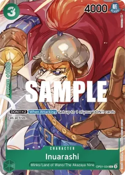 Inuarashi 「OP01-034」 — Romance Dawn fa「EN」