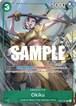 Okiku 「OP01-035」 — Championship 2023 Celebration Pack「EN」