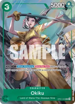 Okiku 「OP01-035」 — Premium Card Collection -Bandai Card Games Fest. 23-24 Edition-「EN」