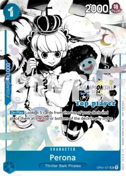 Perona 「OP01-077」 — Championship 2024 Top Players Pack Vol.2「EN」