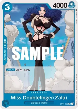 Miss Doublefinger(Zala) 「OP01-080」「EN」