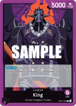 King 「OP01-091」「EN」