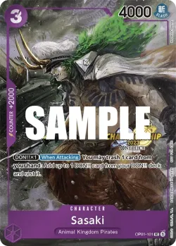 Sasaki 「OP01-101」 — Championship 2023 Event Pack「EN」